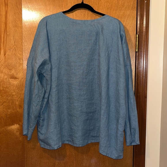 Pamut Apparel | Uma Tunic in Pacific Linen - Picture 3 of 6